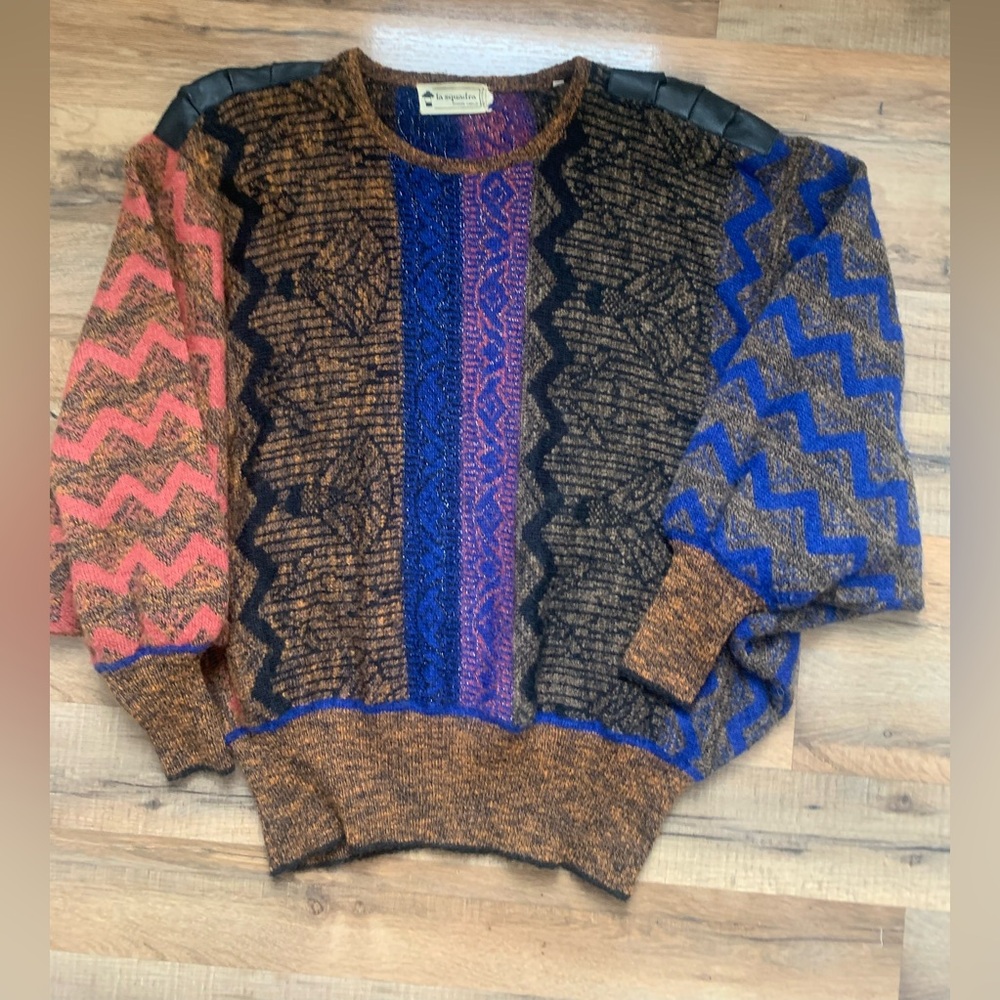 🇮🇹Vintage Dolman Sleeve Mohair Blend Italian Sweater